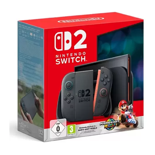 Console Switch 2 + 1 jeu Mario Kart World Digital