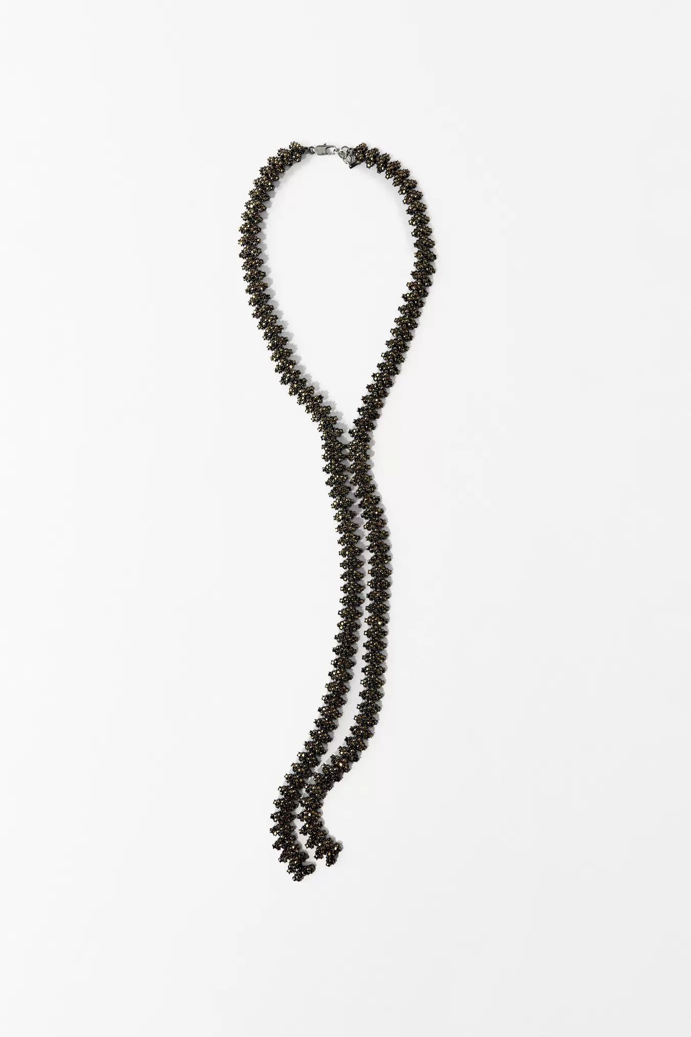 COLLIER CRAVATE MÉTALLIQUE BRILLANT