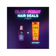 L'Oréal Paris Offre Capillaire: Huile Extraordinaire Midnight 100Ml = Shp Tout Type Cheveux 200Ml