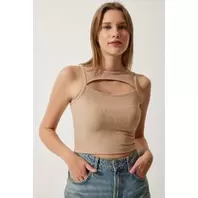 Trendyol Top Pour Femmes - Beige