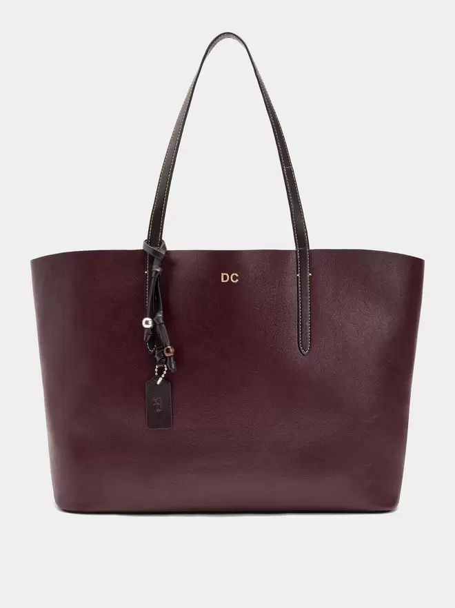 Sac shopper réversible avec pochette amovible L