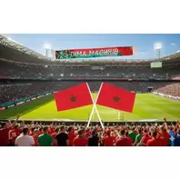 Pack Supporter Maroc – Écharpe + Drapeau