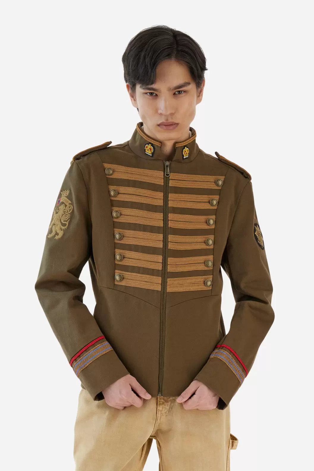 Guards men's full-zip jacket in heavy cotton twill - BrandoGuards men's full-zip jacket in heavy cotton twill - Brando