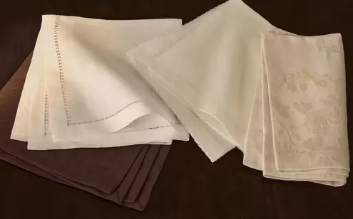 SERVIETTES DE TABLE EN COTON