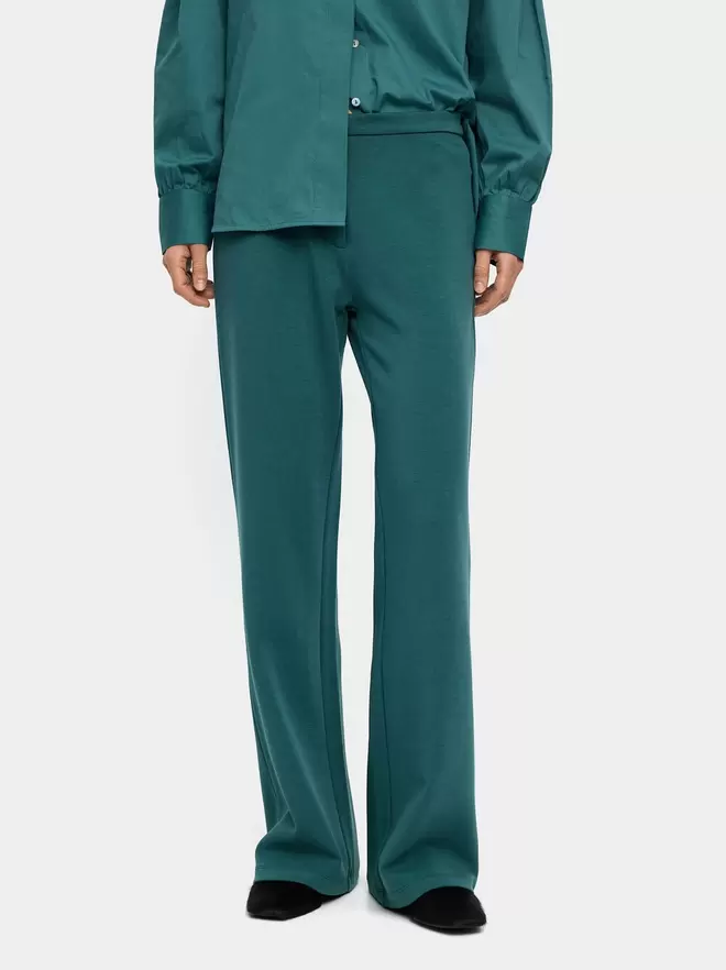 Pantalon en coton mélangé