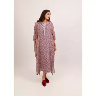 DJELLABA KMISS BETHANY-24 CLASSIC IMPRIME