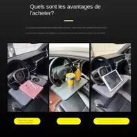 Table multifunction pour volant de voiture