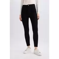 Defacto Pantalon Jean taille haute extra slim à Coupe cigarette