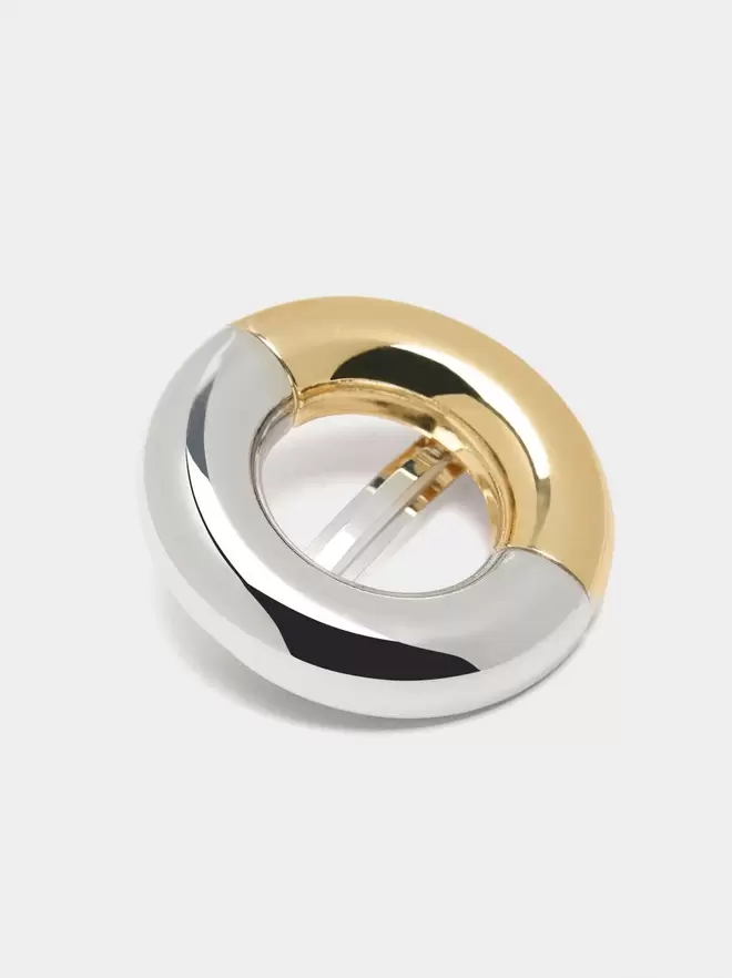 Pince française avec anneau bicolore