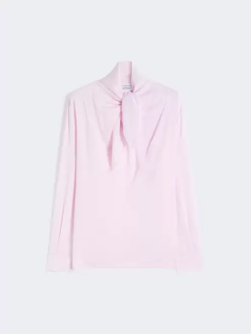 Silk charmeuse blouse