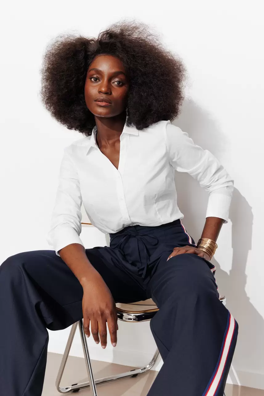 Chemise en popeline Femme