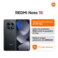 XIAOMI Redmi Note 15 6GB 128GB Black