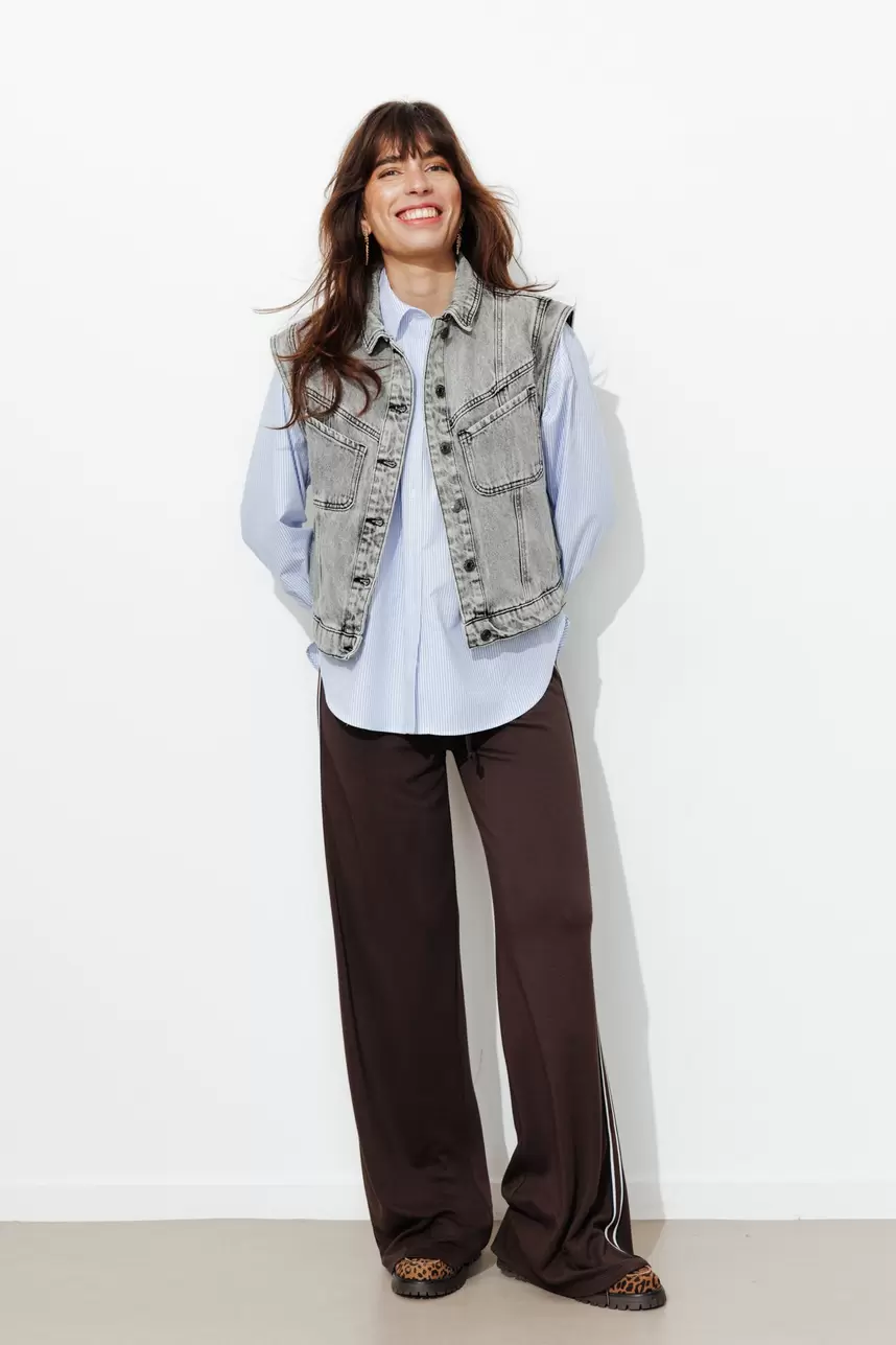 Veste en jean sans manches