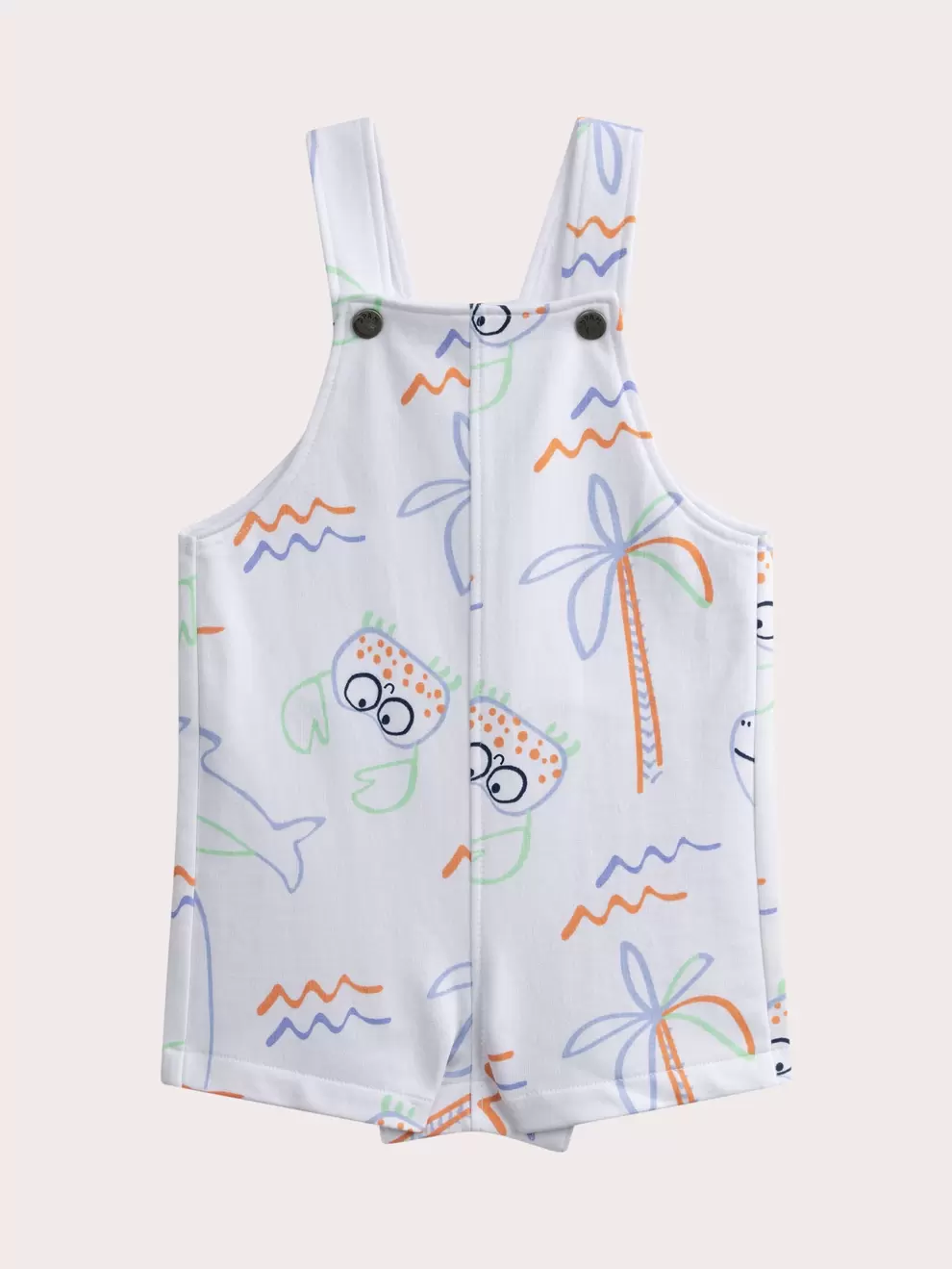 Surf short overalls for baby boy