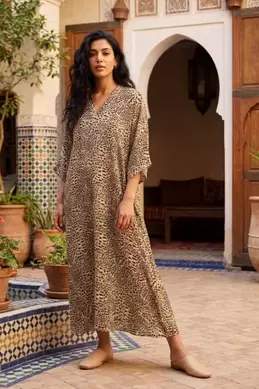 GANDORA RAMADAN À MOTIF LÉOPARD