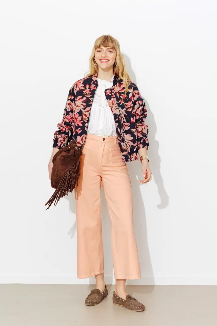 Pantalon large et court Femme