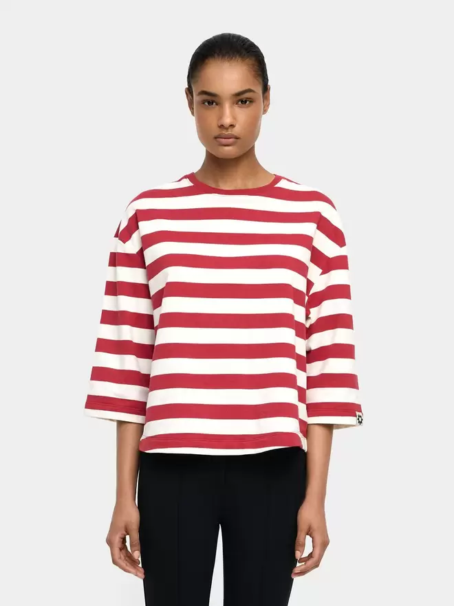 Sweatshirt à rayures