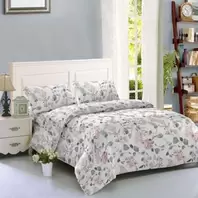 MAISON GOOD AND WELL Housse Parure de Lit Imprimée 4 Pièces - Brise Florale