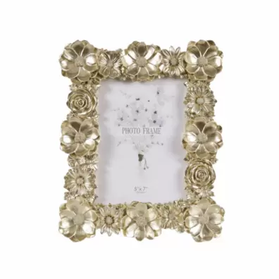 ROSE CADRE PHOTO 13×18 CM DOREE