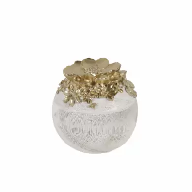 ROSE BOITE BJOUX RONDE 9.5×9.5×9.5 cm