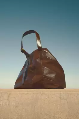 PATCHWORK DETAIL SHOPPER BAG