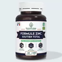 NutriPulse Formule Zinc Soutien Total, Peau, Immunité & Antioxydant 60 Comprimés