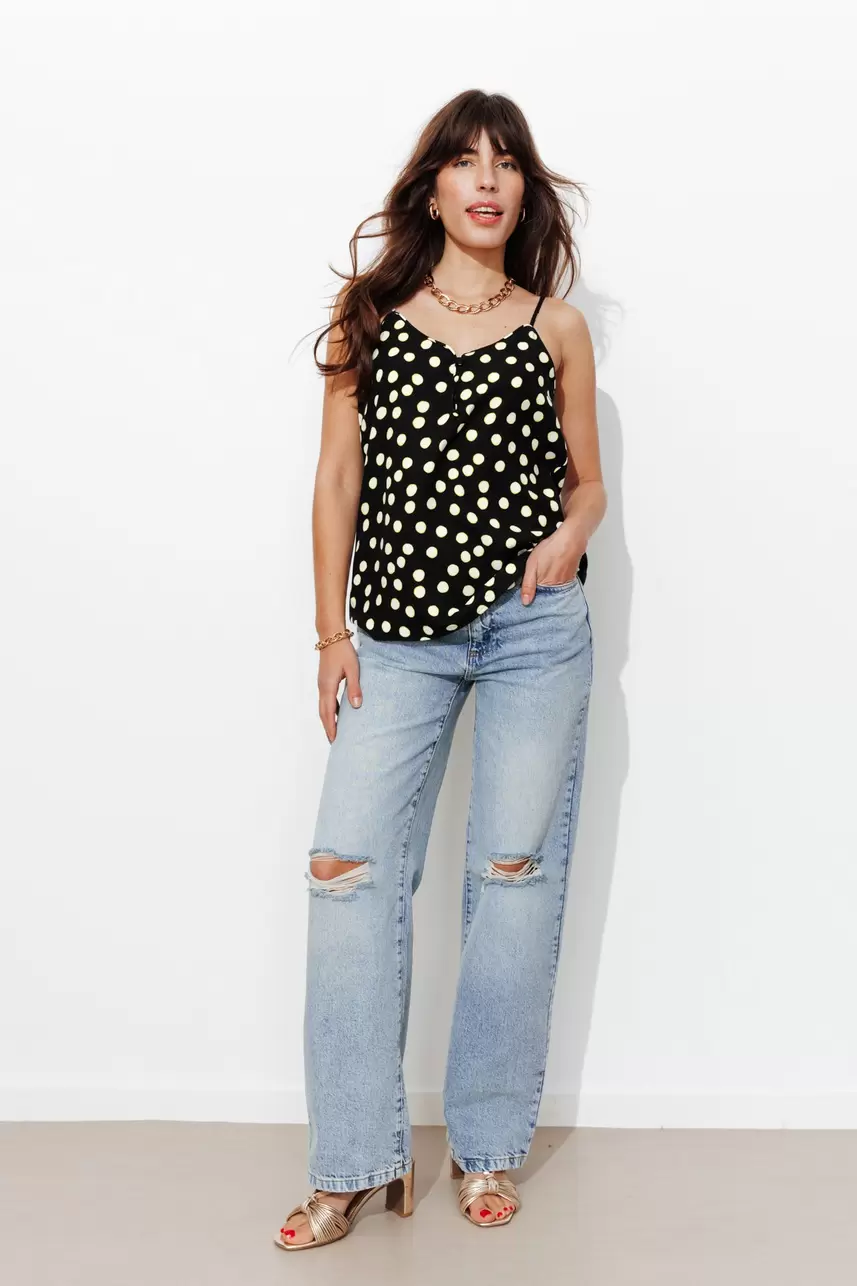 Top à fines bretelles Femme