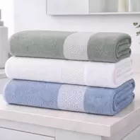 A3 HOME Pack 3 Serviette Bambou 70x140 Multicouleur