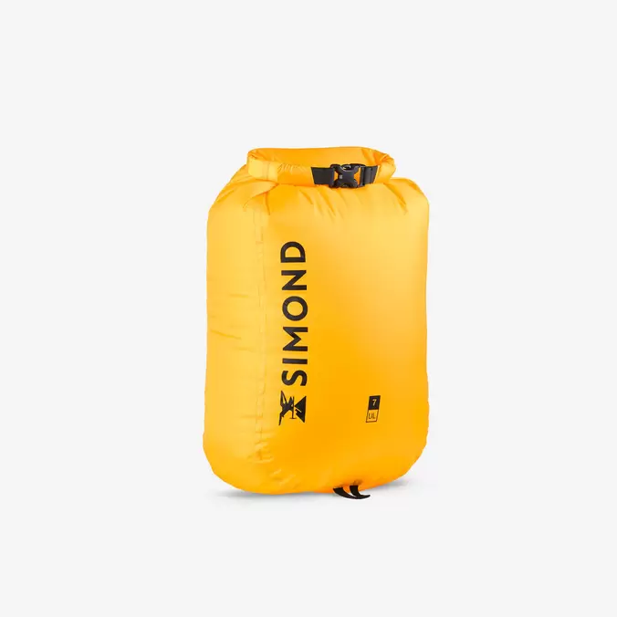 Housse imperméable ultra légère 7 litres, jaune
