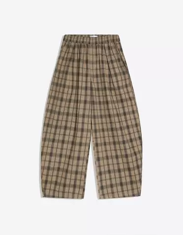 Pantalon balloon fit imprimé