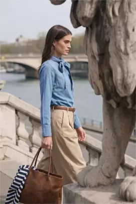 Chemise en jean Coupe régulière