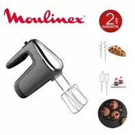 Moulinex Batteur Powermix Silence Argent 600W HM650E10