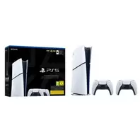 Sony Console PS5 Slim Digital + 2ème manette DualSense Blanc - Neuve - Garantie 1 AN