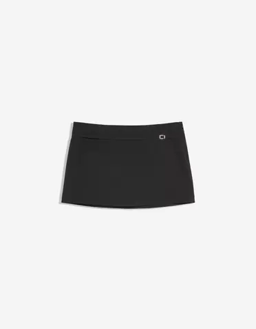 Jupe-short mini à boucle