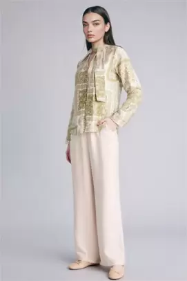 Pantalon jambes larges Coupe régulière