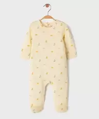 Pyjama dors-bien à pont-dos en jersey de coton imprimé bébé