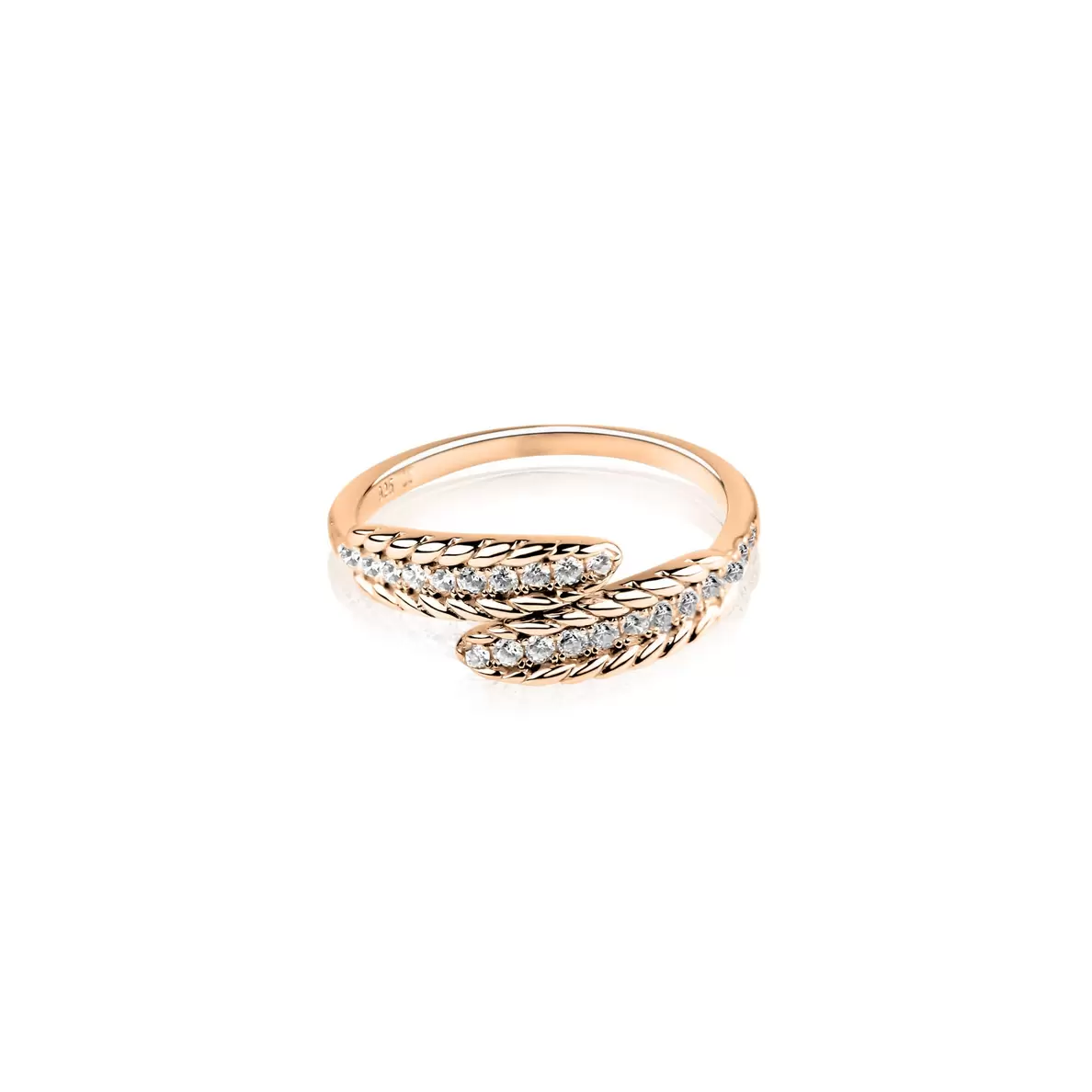 Bague Excellence Argent 925 R.Gold