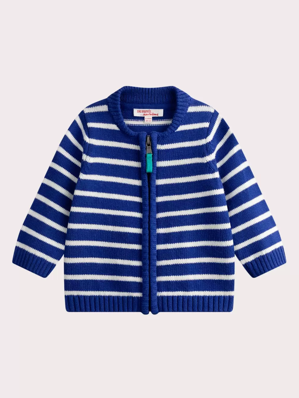 Gilet bleu vif pour bébé garçon