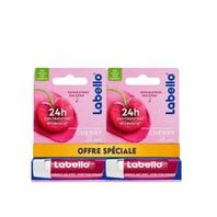 Labello Pack 2 Baumes à Lèvres Cherry Shine 4.8g