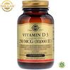 Solgar Vitamin D3 (Cholecalciferol), 250 mcg (10,000 IU), 120 Softgels avec sticker
