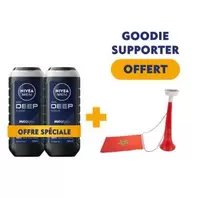 NIVEA MEN lot de 2 shower Deep = Vuvuzela OFFERTE