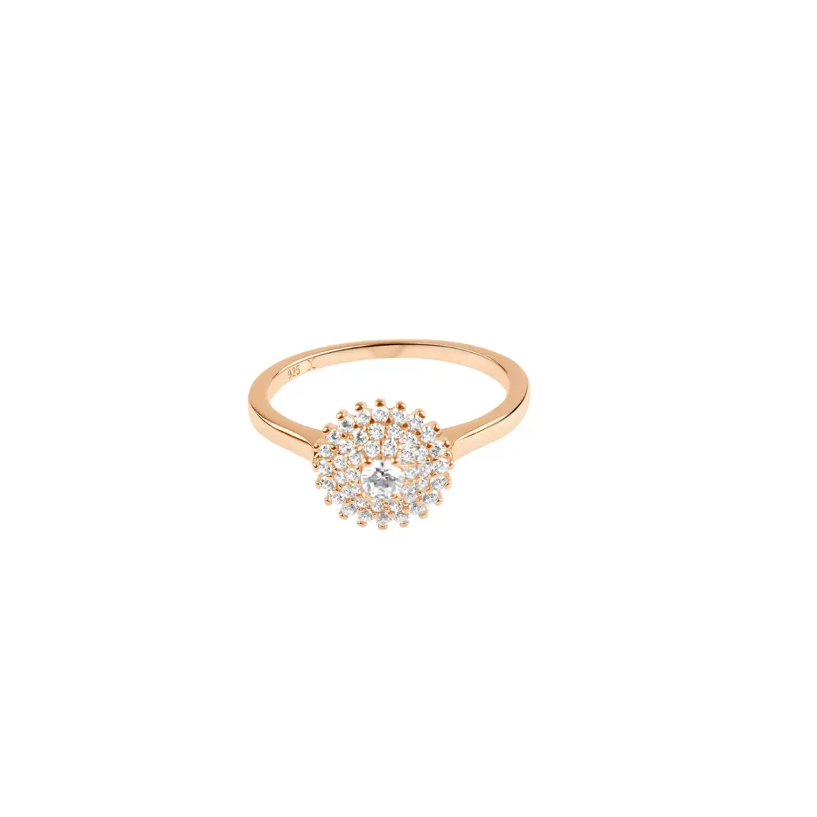 Bague marguerite Excellence Argent 925 R.Gold