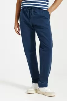 Pantalon straight taille élastiquée