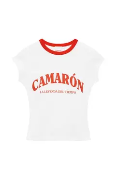 T-shirt Camarón côtelé