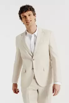 Veste de costume confort 100% lin