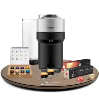 Pack Vertuo Pop Plus + 2 Tasses Vertuo Espresso + Assortiment de 20 capsules