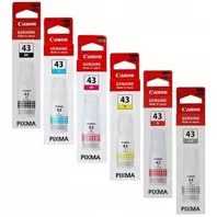 Canon Pack Bouteilles d'encre GI-43 - 6 couleurs