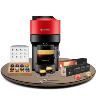 Pack Vertuo Pop + 2 Tasses Vertuo Espresso + Assortiment de 20 capsules