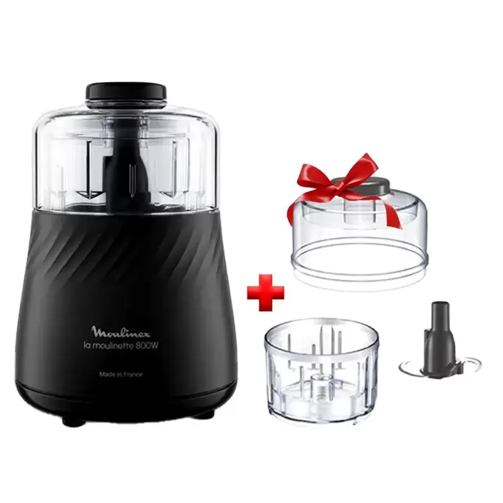 MOULINETTE + BOL GRATUIT 1000W NOIR DPA7R8M2 MOULINEX