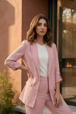 VESTE À MANCHES RETROUSSÉES